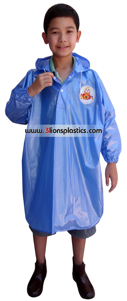 30-RC032 เสื้อกันฝนเด็ก แบบค้างคาว - โรงงานผลิตเสื้อกันฝน